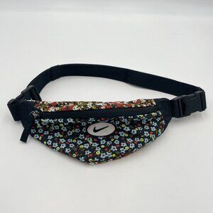 Nike Hip Fanny Pack‎ Unisex Floral Belt Bag Waist Black Crossbody Bag Adjustable